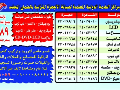 صيانة باناسونيك panasonic 01000082177 - 19089