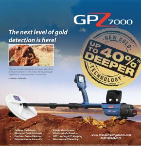GPZ7000 جهاز كشف الذهب للبيع من مملكة الأكتشاف