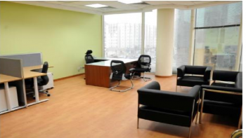 مكاتب مؤثثة ومجهزة بالكامل للإيجار( الشهري – السنوي ) بمساحات مختلفة