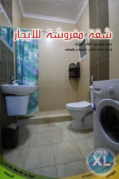 شقة مفروشة فاخرة للايجار بسعر مغري في ابو نصير