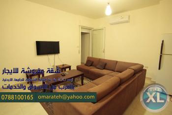 شقة مفروشة للايجار بالقرب من اشارات المنهل لم تسكن بعد