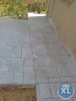 الخرسانة المطبوعة من شركة الانشاءات الوطنية stamped concrete