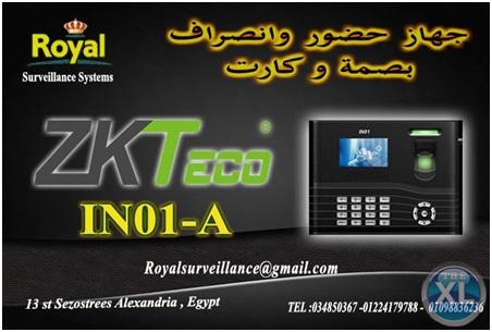 نظام  حضور وانصراف ماركة ZKTECOموديل IN01-A
