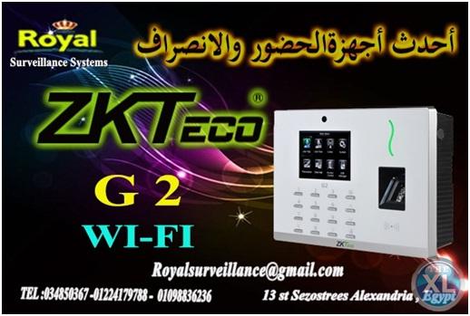 جهاز حضور وانصراف  ZKTECO يعمل بخاصية WI-FI موديل G2