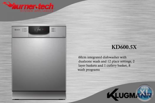 افضل غسالة صحون بيلت ان كلوجمان60سم أجهزة مطبخ بلت ان غسالة صحون لغسل المواعين بلت ان 60سم كلوجمان Built in Dishwasher klugmann