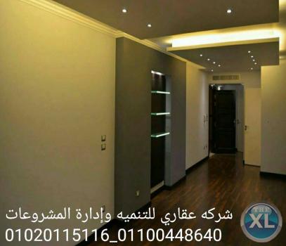 شركات تشطيب  (شركه عقاري للتنميه واداراه المشروعات)01020115116