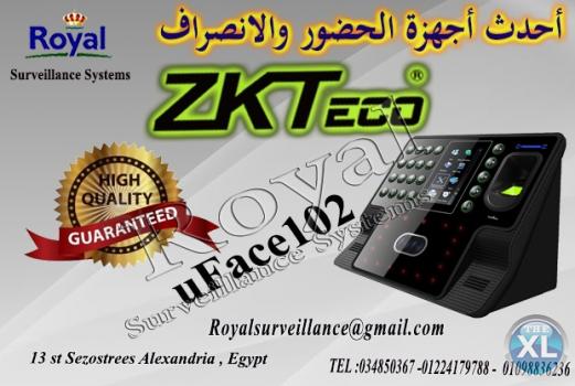 ساعة حضور وانصراف ZKTeco موديل UFace102