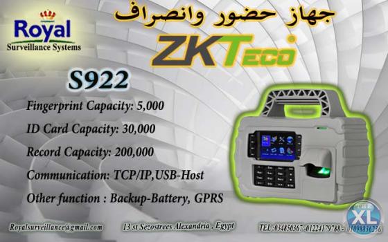 نظام حضور وانصراف ZKTeco موديل s922