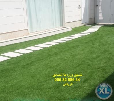 تنسيق حدائق عشب صناعي عشب جداري 0553268634