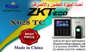 ساعة حضور والانصراف ZKTeco موديل X628–TC