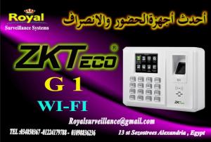 جهاز حضوروانصراف ZKTECO يعمل بخاصية WI-FI موديلG1