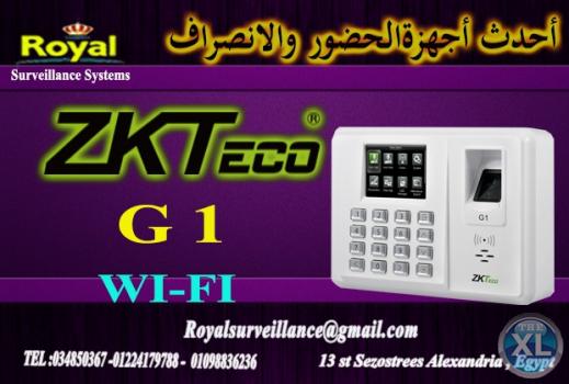 أفضل أجهزة حضور وانصراف ZKTECO موديل G1  يعمل بخاصية WI-FI