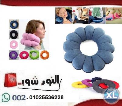 مخدة مساج وردة لسفر total pillow متعددة الاستخدام