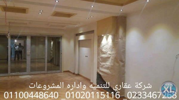 ديكور وتشطيب شقق  (شركه عقاري للتنميه واداره المشروعات)01020115116