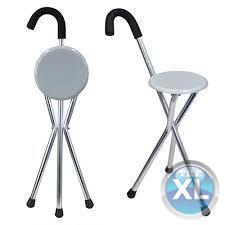 عكاز الكرسى لكبار السن اثنين فى واحد معك اينما كنت