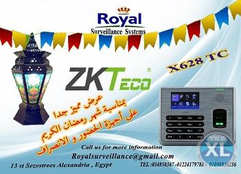 بمناسبة شهر رمضان أجهزة حضور وانصراف ماركة ZKTECOموديلX628-TC