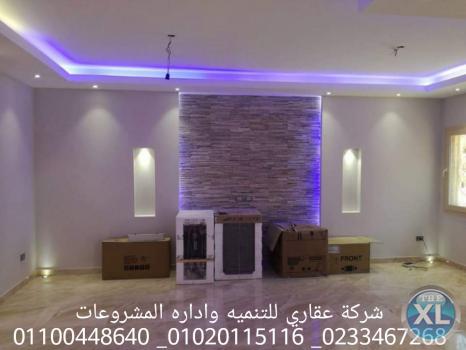 شركه تشطيبات (شركه عقاري للتنميه واداره المشروعات)01020115116