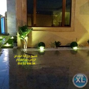 شركة تنسيق حدائق بالرياض 0553268634 عشب صناعي عشب جداري