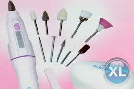 طقم الباديكير 18 قطعة لعمل الباديكير وازالة الجلدالميت .