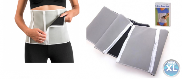 حزام 5 سوسته الجلد لتنحيف الخصر