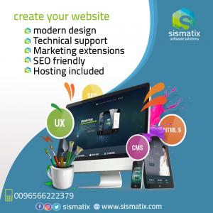شركة تصميم مواقع انترنت بأفضل الأسعار | سيسماتكس - 009656622