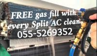 split ac clean in ajman 055-5269352 repair maintenance handyman services gas ducting dubai